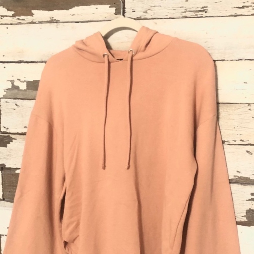 Forever 21 wide sleeve Beige  Hoodie